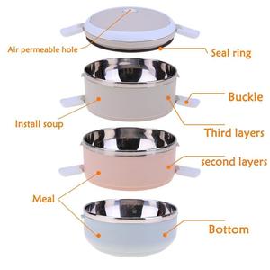 <strong>3</strong> <strong>Layer</strong> Stainless Steel Bento <strong>Lunch</strong> <strong>Box</strong> for Kids Kids' Portable <strong>Lunch</strong> Container - Product Image 5