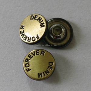 9mm anti-laiton brossé couleur insigne en métal <span class=keywords><strong>jeans</strong></span> <span class=keywords><strong>rivet</strong></span> - Product Image 3
