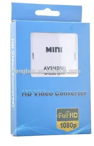 Hdmi de entrada de digital a analógico rca de audio/de vídeo compuesto cvbs salida de convertidor/av
