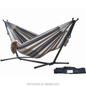 <strong>Hammocks</strong> with Metal <strong>Frame</strong> Steel <strong>Frame</strong> <strong>Hammock</strong> Camping Cotton <strong>Hammock</strong> with Stand - Product Image 4