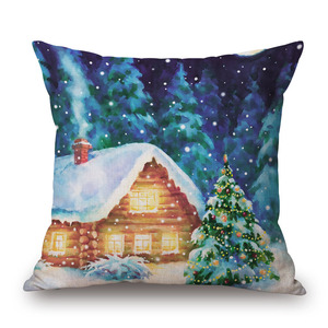 <span class=keywords><strong>2018</strong></span> nouvelle housse de coussin décorative en lin confortable pour arbre de Noël - Product Image 4