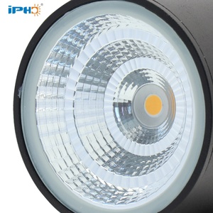 Applique da parete a Led impermeabile da esterno a cilindro esterno da 15W con pannocchia nera grigia - Product Image 2