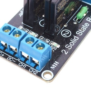 Smart Elektronik 2 Kanal 5V DC Relais Modul Solid State Hohe SSR AVR DSP - Product Image 5