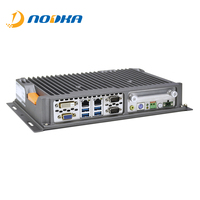 Ordinateur industriel sans ventilateur IoT PC I5 avec fente PCI et écran LCD, fourni par l'usine