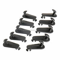 10pcs coche Snap antideslizante alfombra de sujetadores de plástico Clips Base sujetador hebilla para Corolla Highlander Vios 2011