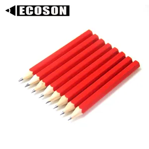 Wholesale Bulk Mini Wooden 3.5" #2 HB Soft Graphite Core Hexagon Sharpened Half Small Cheap Golf Pencil