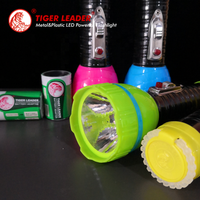 Isi Ulang Baterai 18650 Warna Kepala Plastik dengan Harga Murah dengan Senter LED Senter