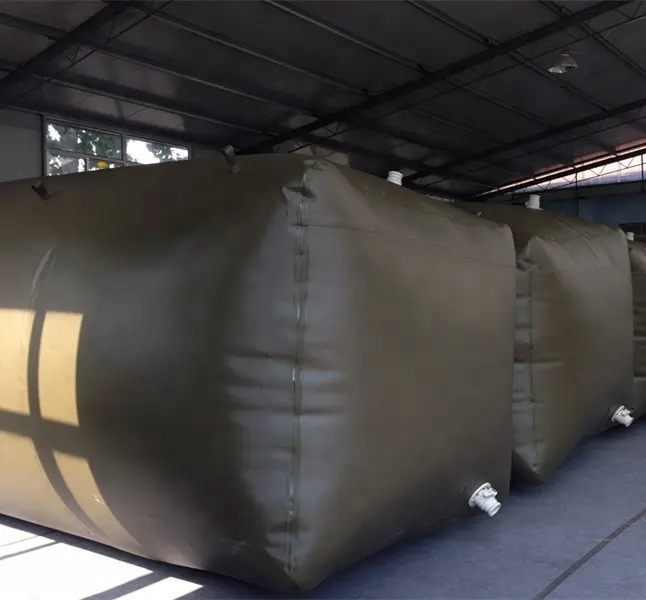 100000 लीटर Foldable पीवीसी या TPU आयताकार पानी के टैंक