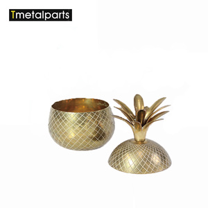 Chine Vente Chaude Antique Cuivre Ananas Seau À Glace, plaqué Grand En Aluminium En Acier Inoxydable Seau De Crème Glacée - Product Image 3