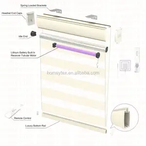 Giảm Giá Mạnh 2019 Shirley <span class=keywords><strong>Zebra</strong></span> Shangrila Mù Hệ Thống Cơ Giới - Product Image 1