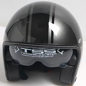 맞춤형 가죽 오픈 페이스 오토바이 빈티지 헬멧 인증서 ECE 22.06 DOT 승인