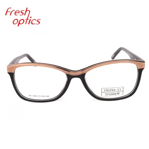 Wholesale acetate frames luxury acetate material optic eyeglasses frame