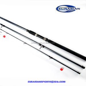 섬유 유리 피더 낚싯대, 도매 저렴한 가격 3 + 3 팁 중간 액션 피더 막대, 100g 3.60m Weihai 낚싯대 공장 - Product Image 2