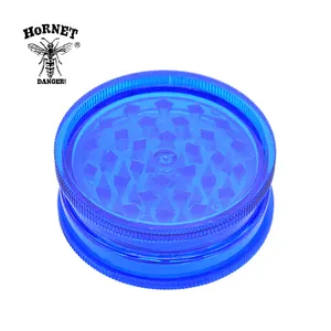 63mm 2 Parts Plastic Herb Grinder Spice Miller