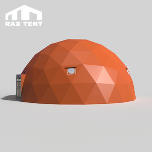 Estructuras fuertes cubierta de PVC marco de metal geodesica <span class=keywords><strong>domo</strong></span> de poliestireno glamping pods - Product Image 2