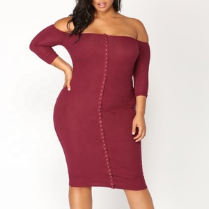 Personalizada <span class=keywords><strong>de</strong></span> fábrica 2018 más nuevo sexy rojo mujeres bodycon vendaje vestido midi - Product Image 4