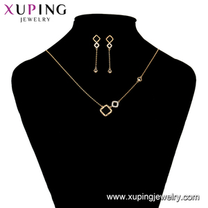 Xuping-Conjunto de joyería para mujer, diseño de joyería de oro con precio elegante, 64691 - Product Image 4