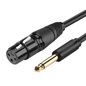 <span class=keywords><strong>Jack</strong></span> Audio plaqué or de 6.35mm, sortie pour câble <span class=keywords><strong>XLR</strong></span> DMX - Product Image 1