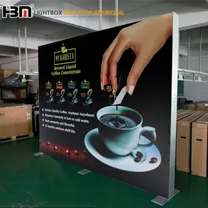 Fabric Led Light Box Advertising Fabric LED Light Box Textile Backlit Double Sided Backdrop Exhibition Stands