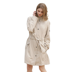 Rainfreem manteau de pluie doux pour femmes, vestes de pluie PU pour la mode manteau de pluie femme imperméable coupe-vent - Product Image 3
