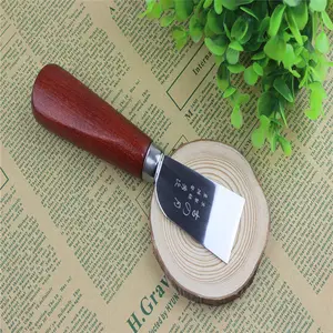 Home decoration tools Leather Cutting Stainless Steel Knife Craft Tool Wooden Handle high quality