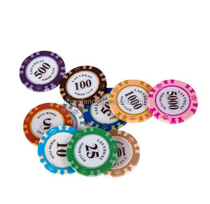 14 Gram Đất Sét Poker Chip Cao Cấp Số Clay Token Giá Rẻ Biểu Tượng Tùy Chỉnh In Ấn Chip Cho <span class=keywords><strong>Monte</strong></span> <span class=keywords><strong>Carlo</strong></span> Thẻ Câu Lạc Bộ Hội Đồng Quản Trị Trò Chơi - Product Image 2