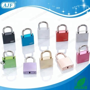 Nouvelle Arrivée AJF - <span class=keywords><strong>Cadenas</strong></span> Carré en Alliage de Zinc 40mm, Rouge, Chromé par Électrophorèse, Type <span class=keywords><strong>Cadenas</strong></span> d'Amour - Product Image 5