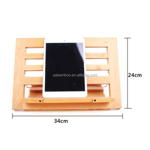 Gỗ Tre Bảng Giá Vẽ Cuốn Sách/Pad/Máy Tính Xách Tay Đứng Để Đọc, Cookbook Chủ Đứng - Product Image 6