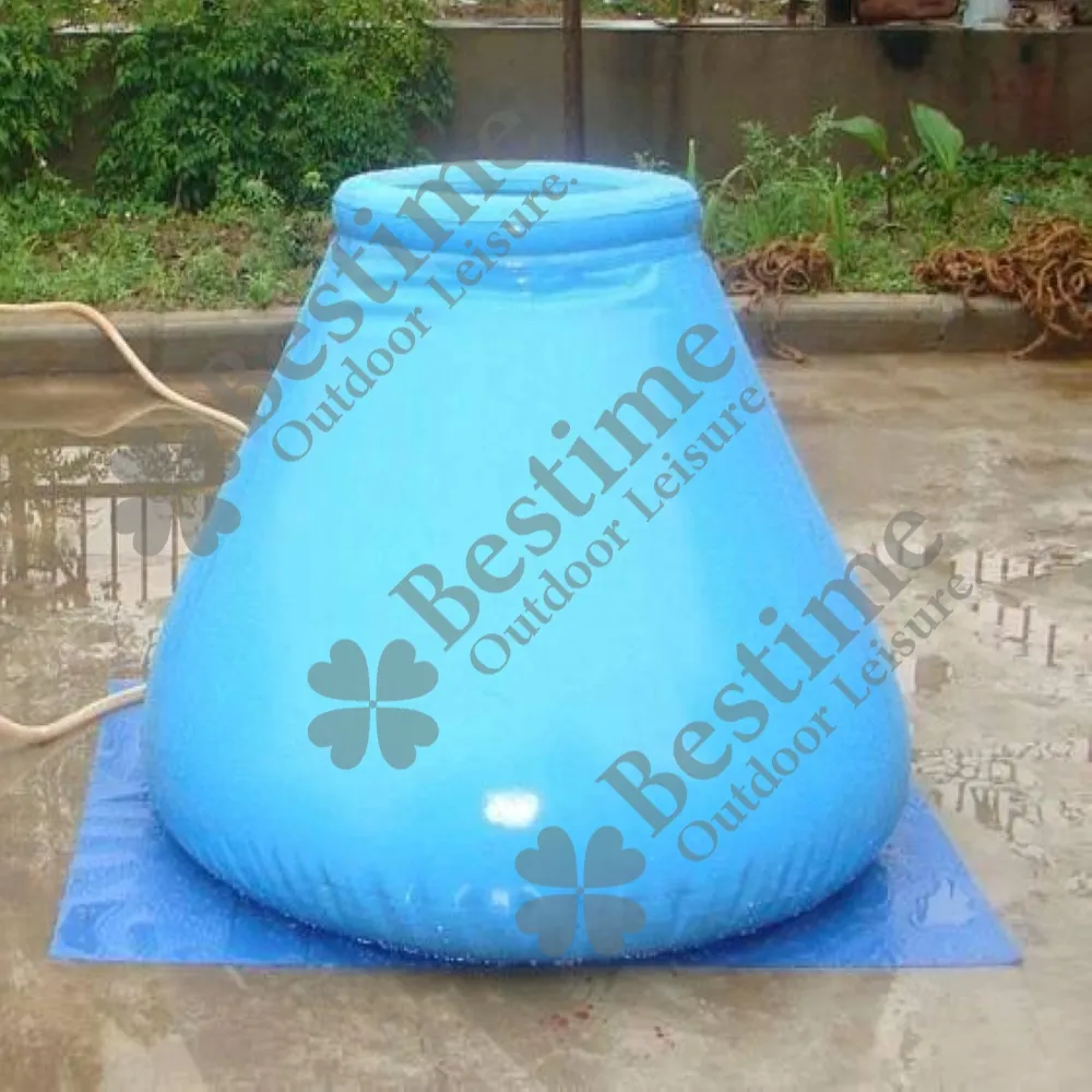 Top open onion shape rain water storage container