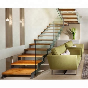 Personnalisé <span class=keywords><strong>escalier</strong></span> garde-corps <span class=keywords><strong>en</strong></span> verre conceptions <span class=keywords><strong>en</strong></span> bois de <span class=keywords><strong>fer</strong></span> <span class=keywords><strong>escalier</strong></span> <span class=keywords><strong>droit</strong></span> - Product Image 2