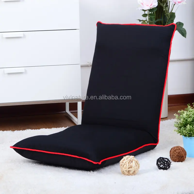 Cadeira de chão confortável de tecido sem perna para uso único com 5 passos para ajustar a cintura