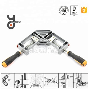 90 Degree Double Handle <strong>Corner</strong> <strong>Clamp</strong> with Adjustable Swing Jaw <strong>Wood</strong> Jig Tools for Woodworking Picture Framing - Product Image 2