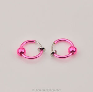 Piercings con bola, Material médico de imitación, sin perforación, novedad de 2015 - Product Image 6