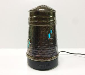 Humidificador de aromaterapia para faros LED, máquina de apariencia de cerámica portátil para interiores/exteriores, fuente de alimentación USB para uso en hoteles y automóviles - Product Image 4