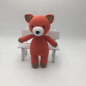 Orsacchiotto <span class=keywords><strong>Amigurumi</strong></span> all'Uncinetto per Neonati, Giocattoli Lavorati a Maglia 100% Fatti a Mano - Product Image 2