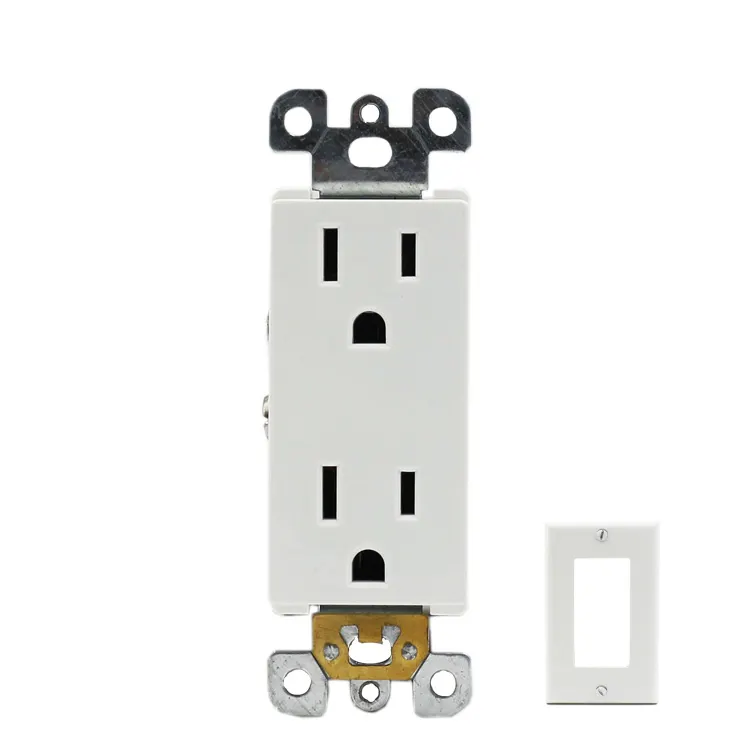 Low価格Receptacle 15a米国電源ソケットgfci出口レセプタクルWhite American Socket
