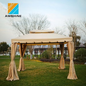 3x3 m aluminum Patio Pavilion side curtains garden gazebo - Product Image 1