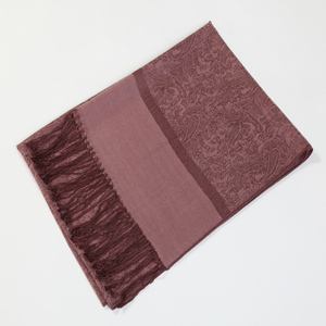 Custom Order Tassels Style Jacquard Floral <strong>Pashmina</strong> Women Shawl <strong>Scarf</strong> - Product Image 2