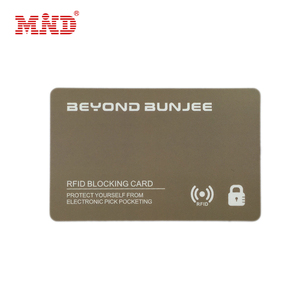 사용자 정의 인쇄 RFID 차단 카드 Personalizado 스마트 칩 - Product Image 3