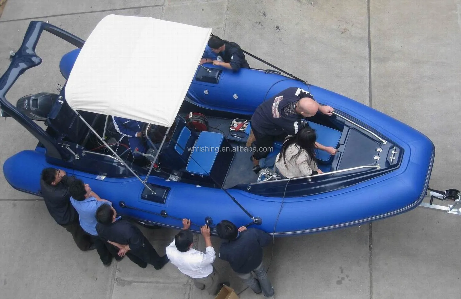 Barco inflável rígido de 2015 velocidades, fabricação de barco