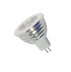 Sıcak satış 3w e27 GU10 Mr6 led rgb mini led aydınlatma ampul mavi yeşil kırmızı renk değiştirme