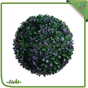 En plastique vente chaude décoration <span class=keywords><strong>pas</strong></span> <span class=keywords><strong>cher</strong></span> nouveau produit suspendus artificielle <span class=keywords><strong>buis</strong></span> topiaire boule - Product Image 5