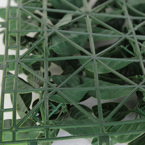 Système de panneaux muraux suspendus en fibre plastique verte d'intérieur Songyu, <span class=keywords><strong>jardin</strong></span> vertical, mur végétal artificiel, feuilles pour l'aménagement paysager - Product Image 3