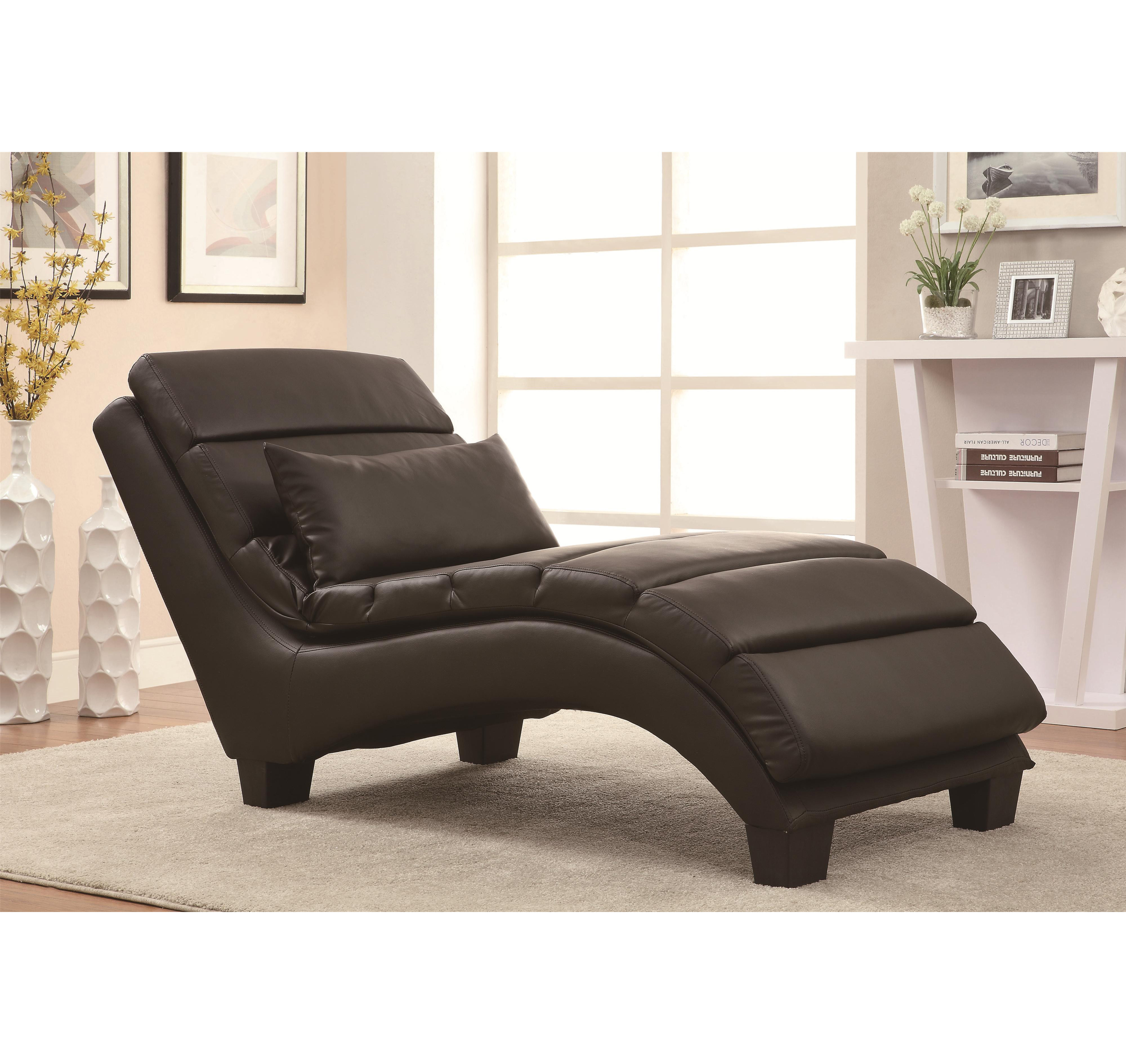 Высококачественная Черная кожа современный и простой изогнутый дизайн красивый и легкий с пластиковыми ножками для гостиной шезлонг