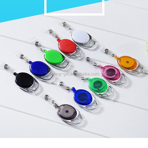 Usine vente personnalisé en plastique PVC rétractable <span class=keywords><strong>Yoyo</strong></span> <span class=keywords><strong>Badge</strong></span> bobine ABS matériel <span class=keywords><strong>porte</strong></span>-carte d'identité avec logo imprimé nom étiquettes <span class=keywords><strong>porte</strong></span>-clés - Product Image 5