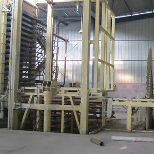 Hot press wood glue particle board production line can used in laminate flooring in Australia