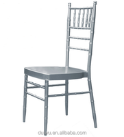 Chaises Chiavari empilables de fer en métal de chaise de Chiavari de mariage d'hôtel pour l'événement