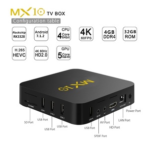 4 K smart tv box <span class=keywords><strong>MX10</strong></span> tv box 4 GB ram 32 GB rom android 8,1 tv box rk3328 mejor <span class=keywords><strong>MX10</strong></span> - Product Image 5