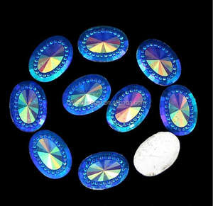 Сияющий AB Colour пришить из смолы со стразами оптом - Product Image 3