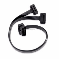1 mâle à 2 Femelle D'OBD II 2 Coude Connecteur D'extension De Câble Diviseur